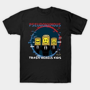 Pseudnonymous Society - Trash Rebels Kids T-Shirt